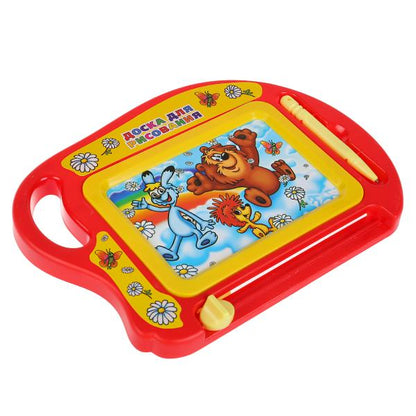 Доска для рисования Трям! Здравствуйте! ч/б. magn. carte, 24*17 cm "Играем вместе" dans кор.3*48шт