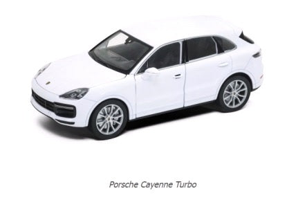 Машина металл 1:24 porshe cayenne turbo в кор в кор.4*6шт