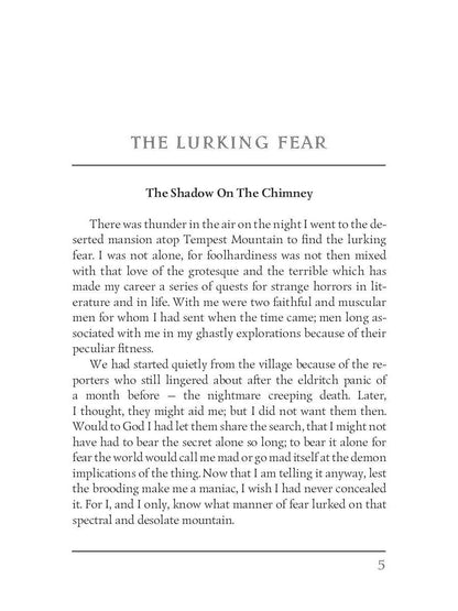 The Lurking Fear and Other Stories = Затаившийся страх и другие рассказы: на англ.яз