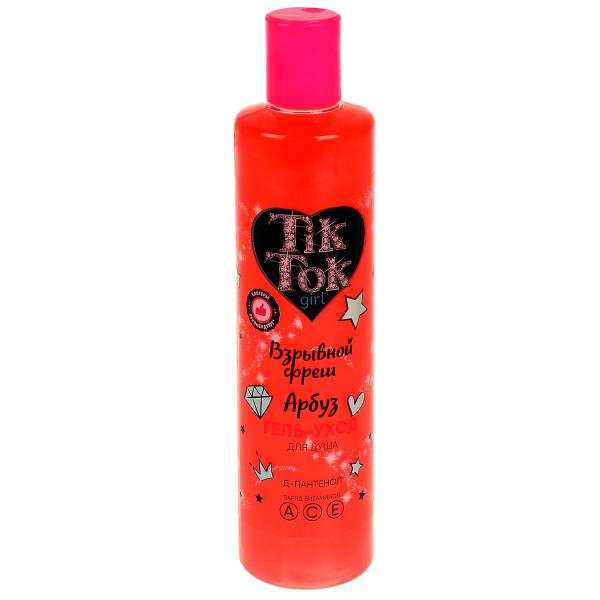 Gel pour la douche tout frais, 300 ml TIK TOK GIRL en cor.6шт