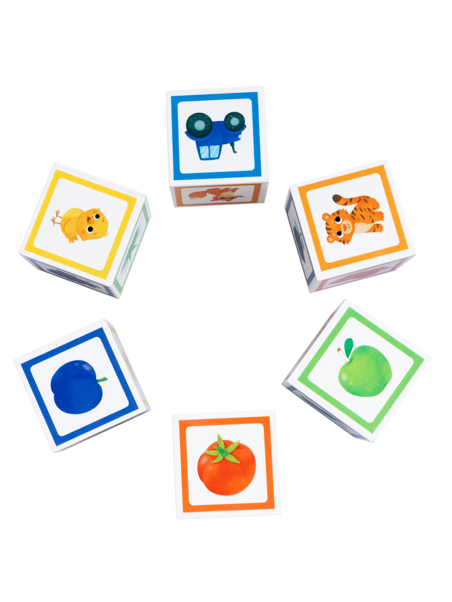 Кубики "Какой цвет?" 6 шт. Baby Toys