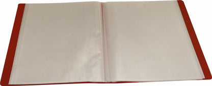 Папка с 60 прозр.вклад. A4 , BPV60RED