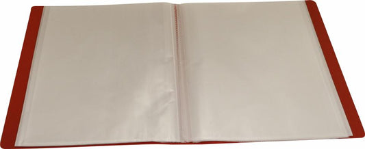 Папка с 60 прозр.вклад. A4 , BPV60RED