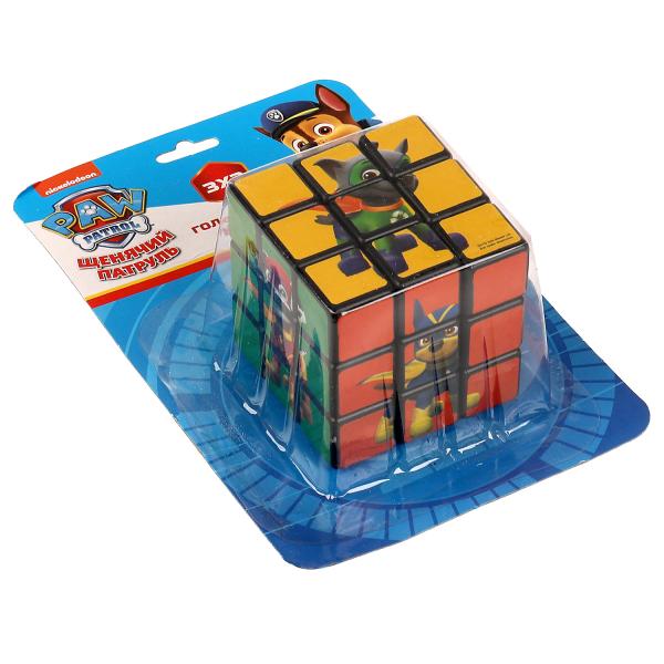 Играем вместе. Головоломка кубик "Щенячий Патруль" 3х3, блист.11*17*9 см арт.ZY896242-R9