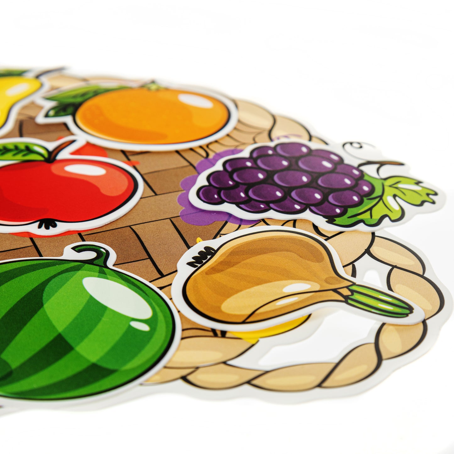 Пластик на липучках "Фрукты и овощи" 10KOR PLASTIC