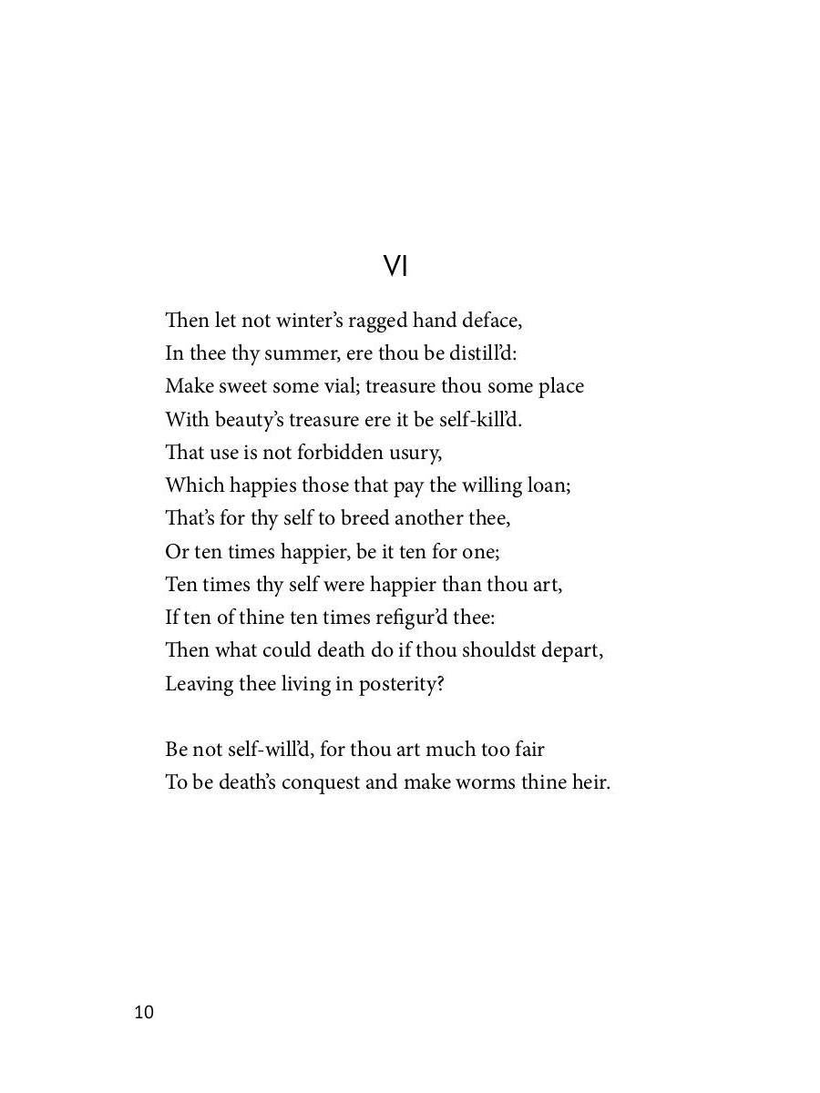 Sonnets (на английском языке)