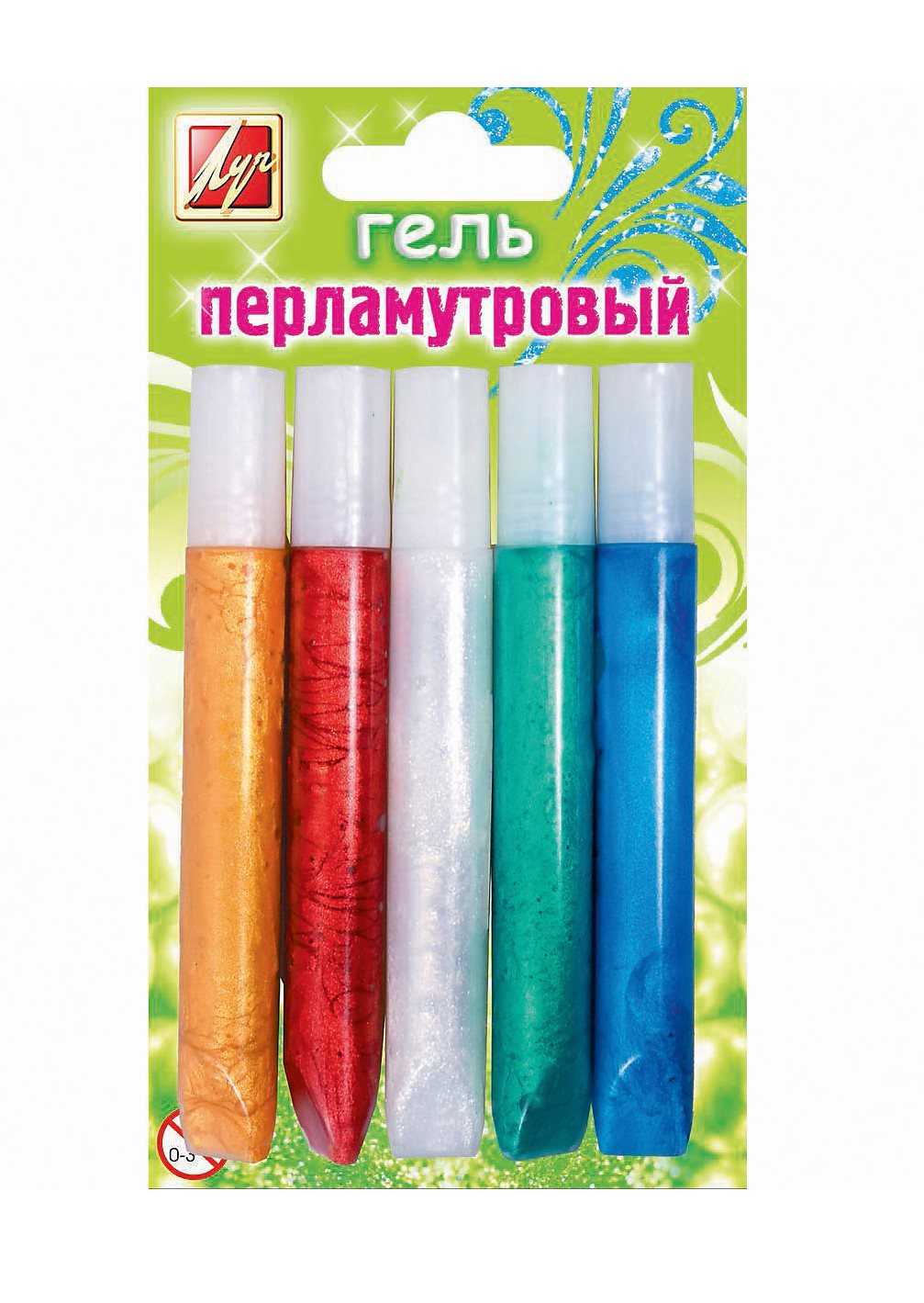 Луч. Gel avec des ampoules perlamative 5 цв (pour 10 ml) art.21С 1389-08*