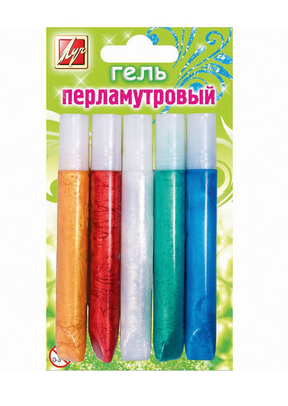 Луч. Gel avec des ampoules perlamative 5 цв (pour 10 ml) art.21С 1389-08*