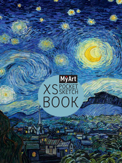 MyArt. XS Pocket СКЕТЧБУК. Ван Гог. Звёздная ночь