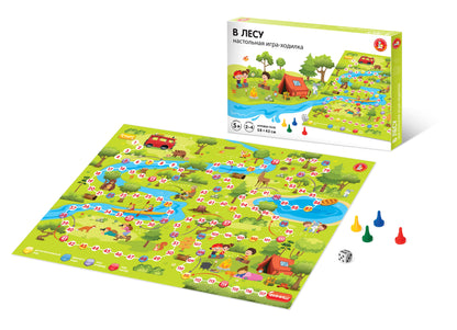 Игра настольная ходилка "В лесу"