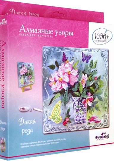 Алмазные узоры. 20х20 cm. Dikaya Rose. art. 04735