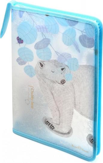 Папка д/тетрадей А4,БЕЛАЯ МЕДВЕДИЦА,2вида,14-032