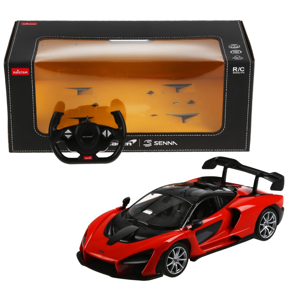 Machine pour mclaren senna 1:14, deux sorties. вручную, свет, цвет в ассорт. dans le cor. Rastar en cor.6шт
