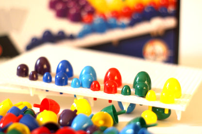 Мозаика комбинированная. 270 фишек, 6 цветов, 2 поля (10мм, 15мм, 20мм)