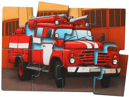 Степ. Напольный пазл арт.79124 "Спешим на помощь!" (Baby Step) (средние)