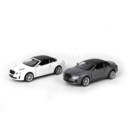 МАШИНА "ТЕХНОПАРК" МЕТАЛЛ. ИНЕРЦ. BENTLEY CONTINENTAL, 1:43, ОТКРЫВ. ДВЕРИ В РУСС. КОР. в кор.2*36шт