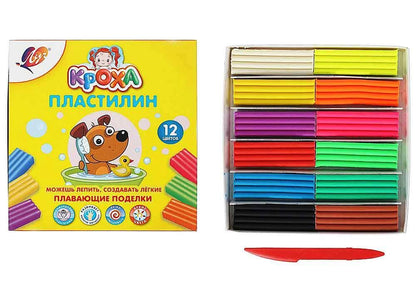 Луч. Plastiline "Кроха" плавающий 12 цв арт.29С 1769-08 /20*