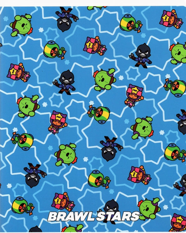 Тетрадь 48л клетка Brawl Stars. Chine,BL0046