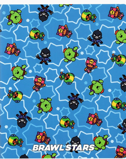 Тетрадь 48л клетка Brawl Stars. Chine,BL0046