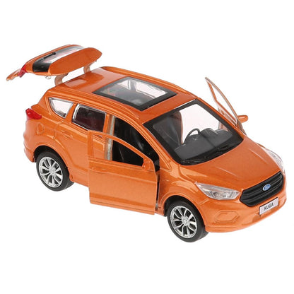 ТМ Технопарк. Машина металл "FORD KUGA" 12см, открыв. двери, инерц., ЗОЛОТОЙ в кор. в кор.2*36шт