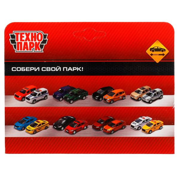 Машина металл СПОРТКАР, 10 см, инерция, кор. Технопарк в кор.2*120шт