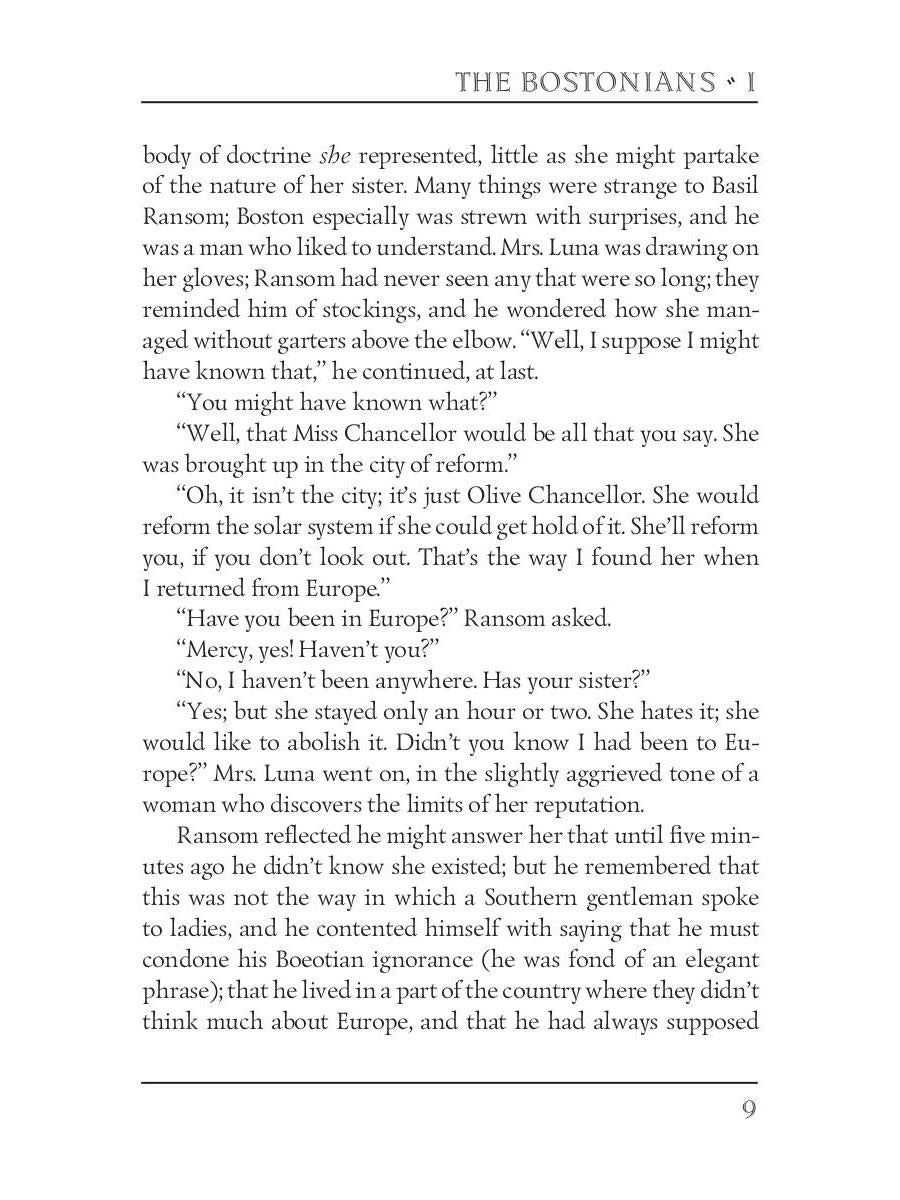 The Bostonians I = Бостонцы. Ч.1: на англ.яз