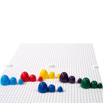 Мозаика комбинированная. 270 фишек, 6 цветов, 2 поля (10мм, 15мм, 20мм)