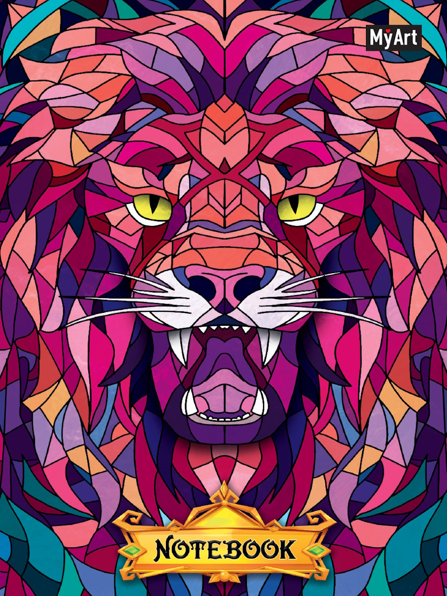 Mon Art. БЛОКНОТ в клетку Витражи. Lev