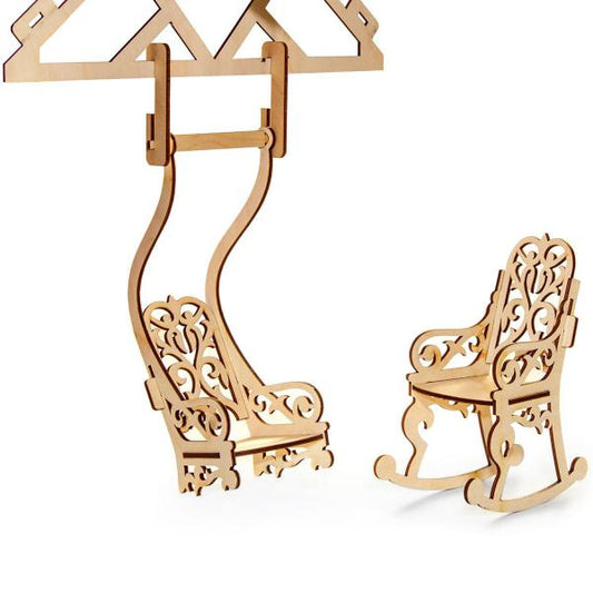 КОНСТРУКТОР ТЕРЕМОК "КАЧАЛКИ ДЛЯ КУКОЛ ТИПА BARBIE" в кор.78шт