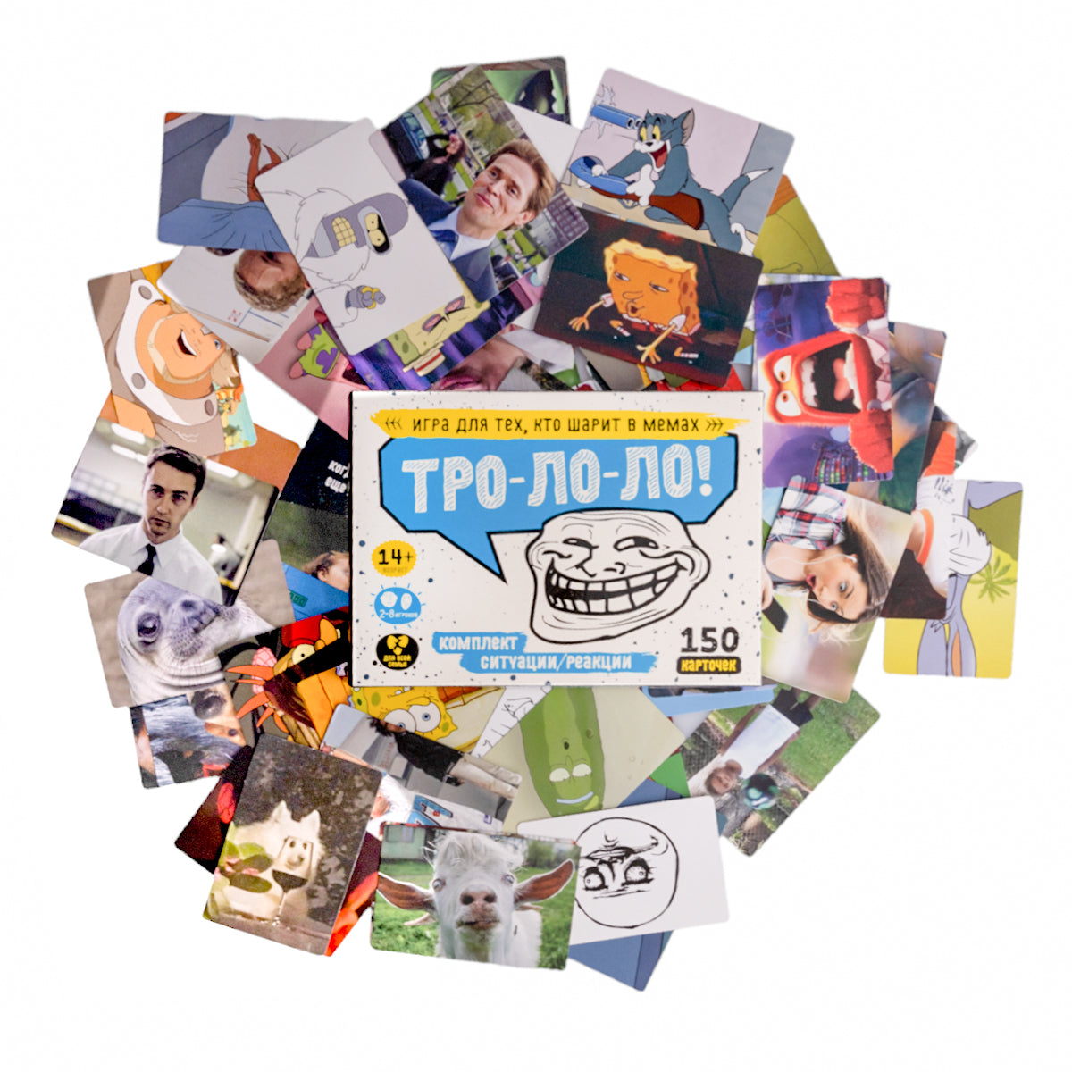 Игра настольная "Тро-Ло-Ло" (Мемы) 14+