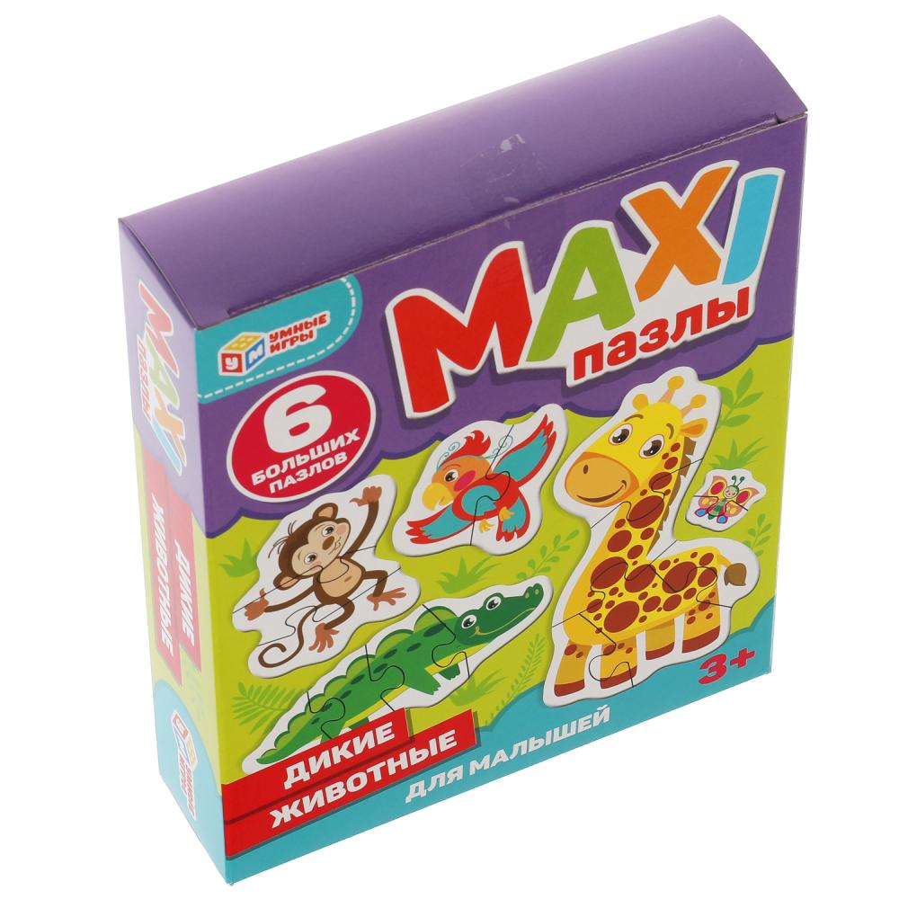 Дикие животные. Grands pains pour petits garçons. Taille 150*180*40. 6 pièces. Умные игры в кор.40шт