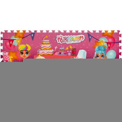 Коврик-пазл Hairdorable 8 сегментов, каждый 31.5*31.5см ИГРАЕМ ВМЕСТЕ в кор.12шт