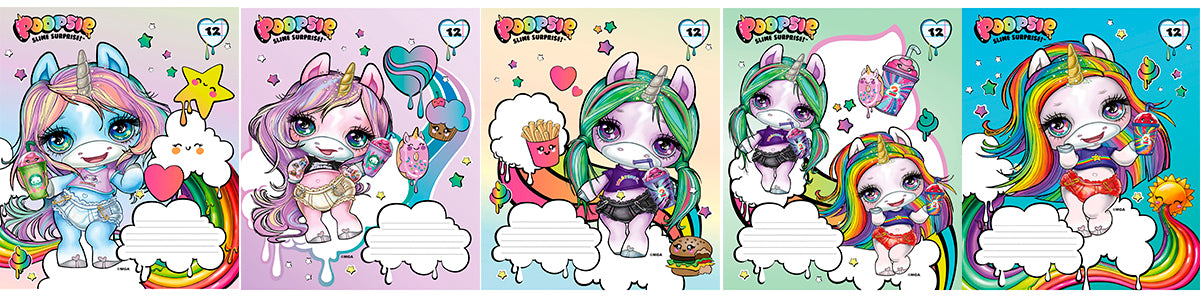 Тетр 12л скр А5 лин карт PO12/5-EAC Poopsie