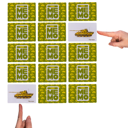 Jeu de société "Танки" (50 cartes)