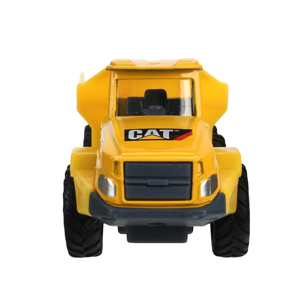 Машина металл caterpillar КАРЬЕРНЫЙ САМОСВАЛ, 15 см, дверь, инерция Технопарк в кор.2*24шт