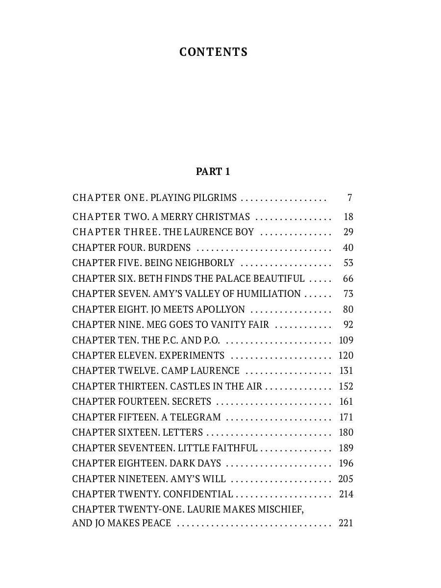 Petites femmes : на англ.яз