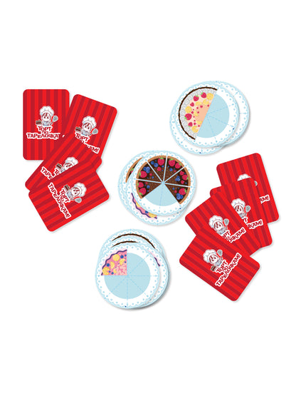 Игра настольная "Торт по тарелочкам! Учим дроби на тортиках"