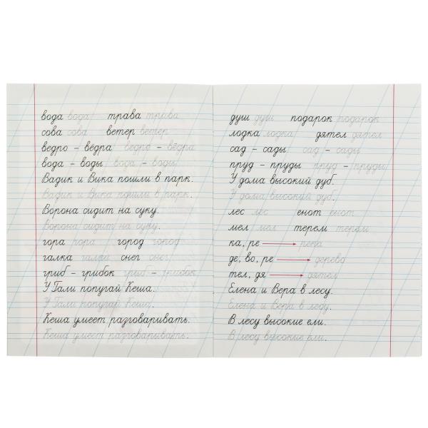 Прописи для дошкольников. Читающих детей. M. A. Joukova. 160х210мм. Скрепка. 16 pièces. Умка в кор.50шт