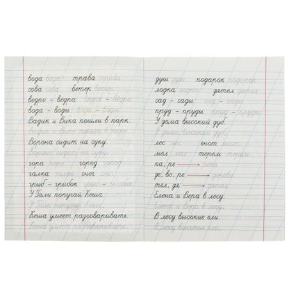 Прописи для дошкольников. Читающих детей. M. A. Joukova. 160х210мм. Скрепка. 16 pièces. Умка в кор.50шт