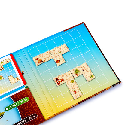 Игра магнитная головоломка "Шустрый дозор. Построй сурикатов ряд"