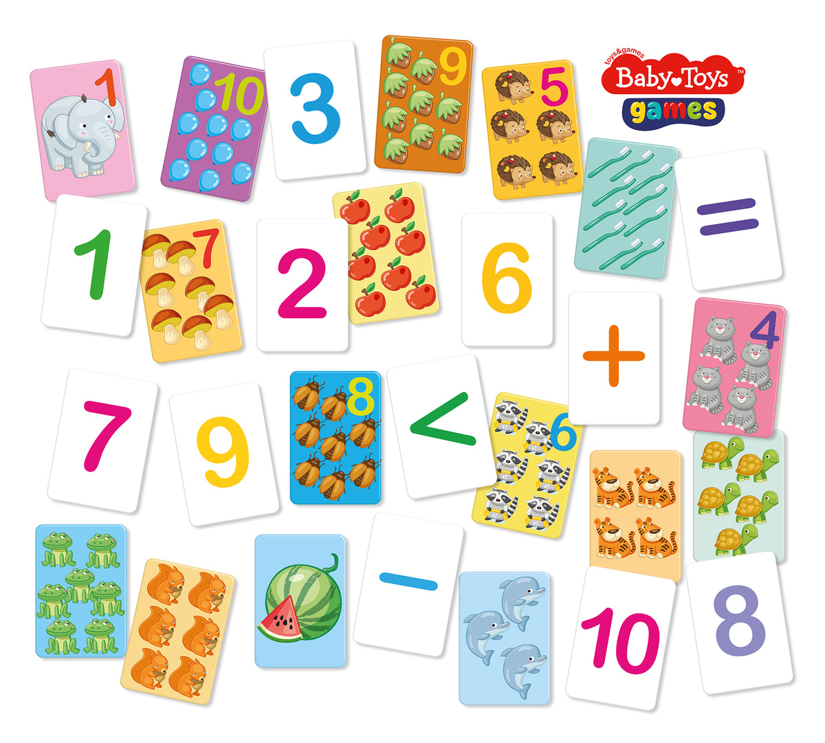 Игра настольная "Цифры и знаки" Baby Toys Games