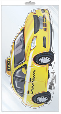*ФМ1-10454 ПЛАКАТ ВЫРУБНОЙ А4 В ПАКЕТЕ. Taxis en voiture (avec un opérateur individuel dans le cadre de l'Europe et du monde)