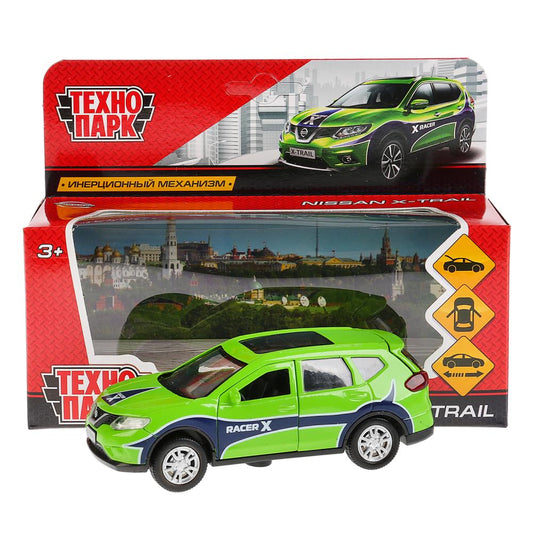 X-TRAIL-S 263456 Véhicule métallique NISSAN X-TRAIL СПОРТ 12 см, double, bagage, moteur, cor. Parc technologique