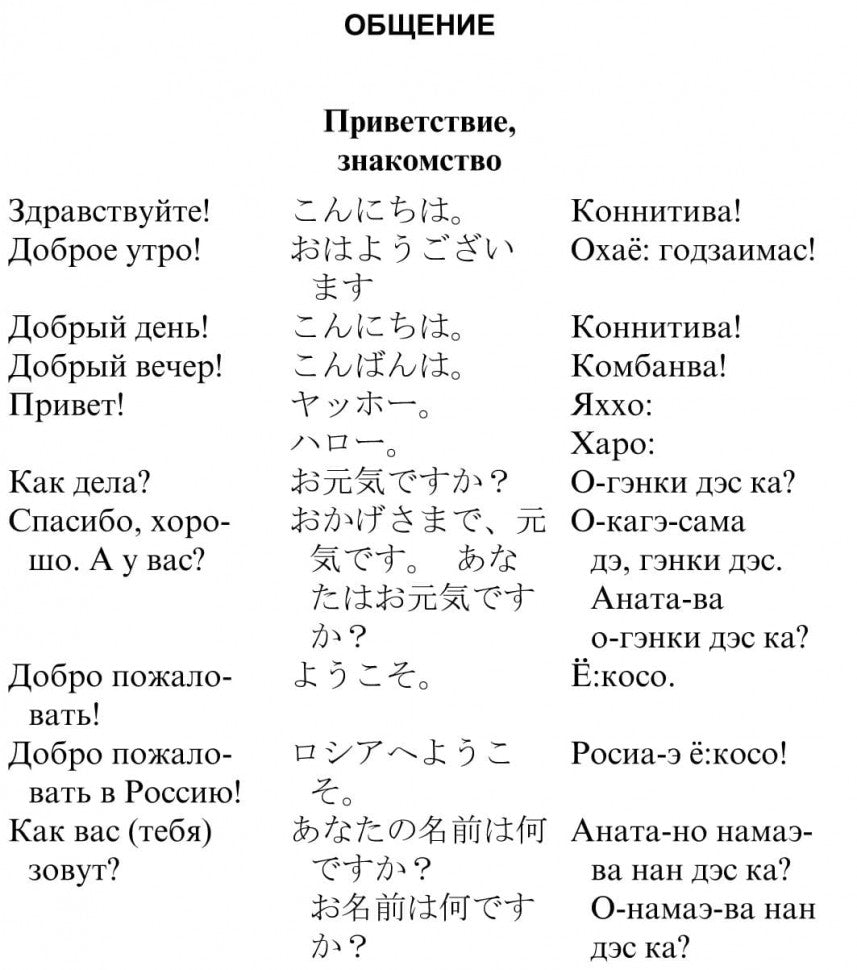 Русско-японский разговорник (карм. форм). Икэда Идзуми, Чекаев А. И.