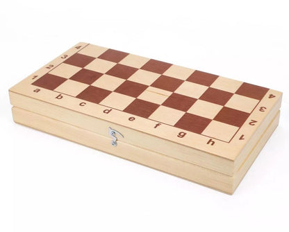 ДК.Игра настольная "Шашки" деревянные (поле 29см х 29см) арт.02841* /10