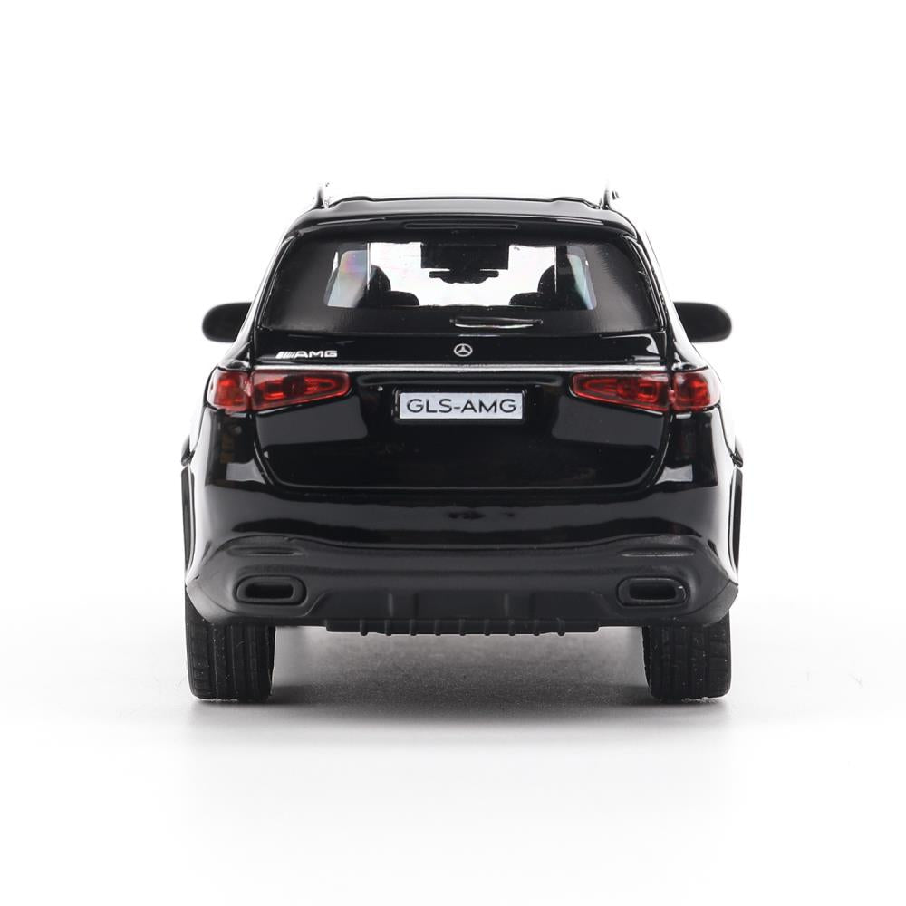 Машина металл MERCEDES-BENZ gls class amg 12см, дв,баг,ин,черный, кор. Технопарк в кор.2*36шт