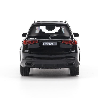 Машина металл MERCEDES-BENZ gls class amg 12см, дв,баг,ин,черный, кор. Технопарк в кор.2*36шт