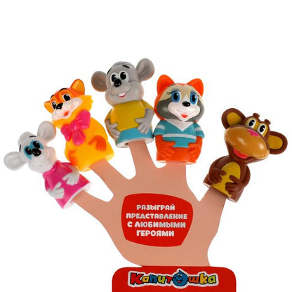 Jeu en plastique pour la coupe du théâtre palchikovien des héros de l'ECP dans un blister. КАПИТОШКА в кор.2*12шт