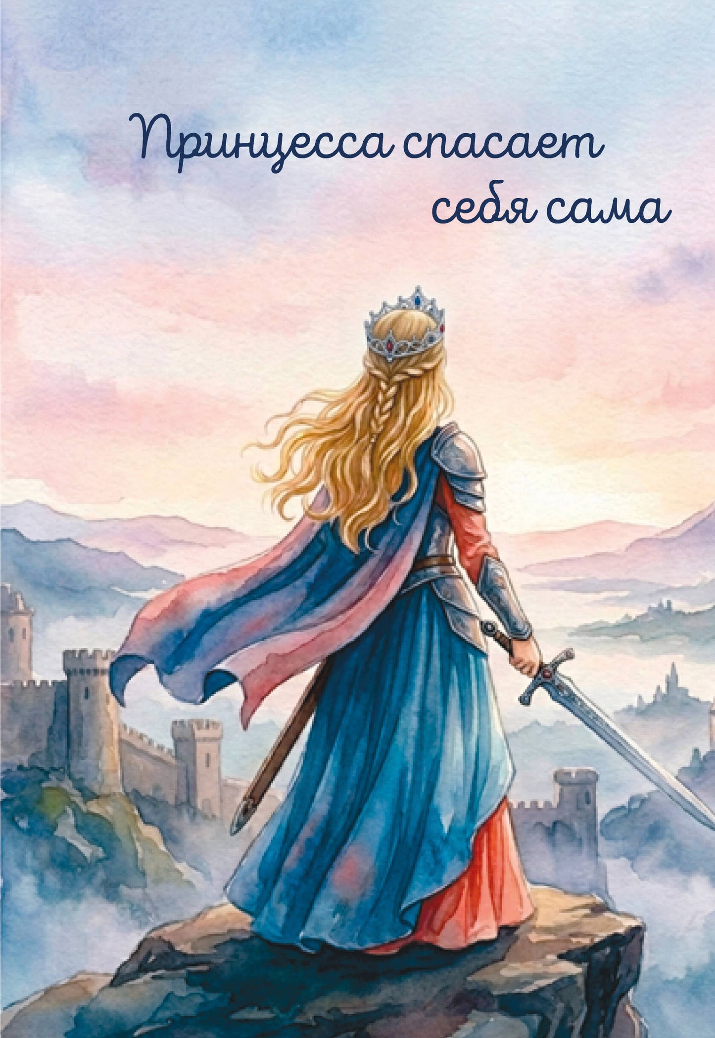 Принцесса спасает себя сама. Ежедневник недатированный (А5, 72 л.)