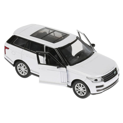 Machine en métal RANGE ROVER VOGUE pour 12 cm, double, bagage, argent, blanc, cor. Parc technologique dans le cor.2*36шт
